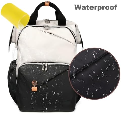 Hap Tim Baby Diaper Bag for Boys Girls, Large Backpack Diaper Bags with Double Compartments, Baby Registry Search Shower Gifts Stuff Newborn Must Haves（7340-BH） - Image 5