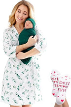 Mommy and Me Robe and Swaddle Set | Maternity Robe Matching Baby Girl, Boy by ECOBABYMadeWithLove