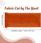 95 Yard Organza Fabric 44" Wide for Wedding Event Décor - Orange - Image 2
