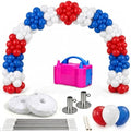 PMU DIY Professional Balloon Arch Premiere Kit (Patriotic Red, White, and Blue) Balloon Garland for Party Decoration, Decoration Kit for Birthday Party, Graduation, Baby Shower(41703-61646-48102)Pkg/1 by PMU