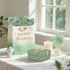 Green Tissue Paper, 20 Sheets 50 x 35cm Sage Green Leaf Tissue Wrapping Paper for Gift Wrapping DIY Crafts Birthday Wedding Baby Shower Supplies - Image 4