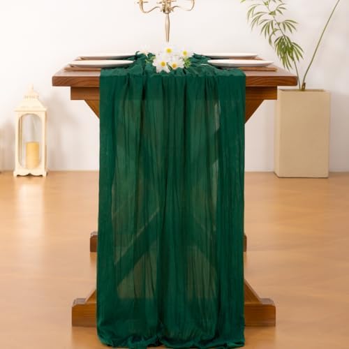 15 Pack Cheesecloth Table Runner Fall Boho Gauze Wedding Party Home Decor - Image 4