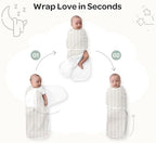 Momcozy Swaddles for Newborns, Quiet Fastener Swaddle for Infant 0-3 Months - Image 6