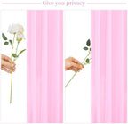 50ft x 10ft Wrinkle Free Pink Wedding Backdrop Curtains for Party Bridal Shower Reception Decorations Pink Fabric Curtain Backdrops Drapes for Photography Baby Shower Birthday Background - Image 7
