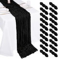 20 Pack Cheesecloth Table Runner - 17x108 Inch Black Boho Gauze Cheese Cloth Table Runners for Baby Bridal Shower Decoration Wedding Party Summer Garden Farmhouse by Unknown