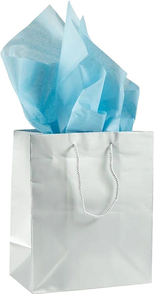 JAM Paper Tissue Paper - Bright Blue - 100 Sheets/Pack - Image 2