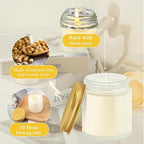 ACITHGL 24 Pcs Frosted Glass 4oz Mini Mason Jar Candles Small Lavender Scented Candles Bulk Aromatherapy Ideal Souvenir Favors for Wedding Birthday Party (Gold, Frosted, 24) - Image 5