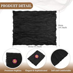 fani 100 Pack Gauze Cheesecloth Napkins, 20 x 20 in, Black - Image 2