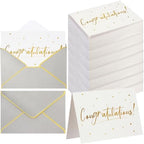 100 Pack Congratulations Cards with Envelopes All Occasion, Gray by Dinifee