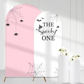 Serencatcher Halloween Spooky One Birthday Arch Covers Pink 7.2FT 6FT 2Pcs by Serencatcher