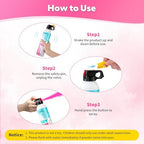 Large Gender Reveal Fire Extinguisher Set for Newborn Baby, 4Pcs Pink Gender Reveal Smoke Bombs, Biodegradable Color Blaster for Cool Gender Reveal Ideas, Confetti Power Cannon Shooter Party Supplies - Image 4