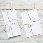 Qilery 200 Pcs Baby's Breath Wax Seal Stickers, Dry Floral Envelope Stamp - Image 5