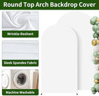 2 Pack Arch Backdrop Stand and Cover Set (7.2FT/6FT), Balloon Arch Stand - Image 5