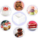 Cookie Boxes with Window 5x5x3.5 Inch 50 Pack - Image 5