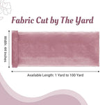 40 Yard Organza Fabric 44" Wide for Wedding Event Décor - Blush Pink - Image 2