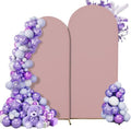 Set of 2 Wedding Arch Cover Stretchy Spandex Fabric Backdrop for Arch Stand by SUKAIKEQA
