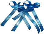 Personalized Ribbons Bows 25 for Wedding Bridal Shower Baby Favor, Party Favors, Quinceanera Anniversary Sweet 16 Custom Made Names (Turquoise) - Image 7