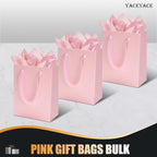 YACEYACE Pink Gift Bags 20Pack, Pink Gift Bags with Tissue Paper - Image 6
