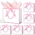 DOYIDE 30 Pcs Thank You Gift Bags with Tissue Paper & Handles, 9x7x3.1inch by DOYIDE