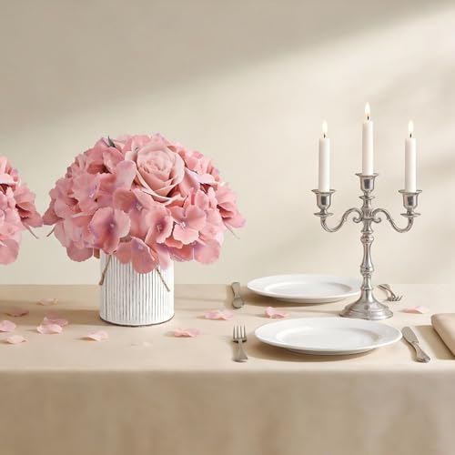 Deep Pink Flower Table Centerpieces - Set of 6 - Image 4