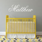 Personalized Boy's Nursery Vinyl Wall Art Decal - 50" W, Boys Name Decor, Plus Free 12" Hello Door Decal - Image 7