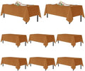 sancua Thanksgiving Tablecloths Rectangular 60x120 Inch, 8 Pack Bronze by sancua