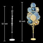 Cicicooie Balloons Stand Kit for Floor with String Light 2 Set Blue Centerpieces Balloon Holder Decoration for Wedding Birthday Party Bachelorette Party - Image 3