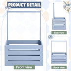 Suzile Baby Shower Crate Wooden Closet Baby Basket Gift,Haze Blue - Image 3