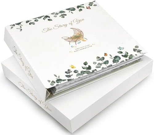 Baby Memory Book Keepsake – First 5 Years (Pregnancy to Age 5) | Gender Neutral Baby Book for Boy or Girl | Milestone Journal & Photo Album for New Parents - Image 2
