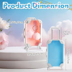 LemonRoad 36 Pcs Clear Mini Suitcase Party Favor Box, Pink，blue - Image 2