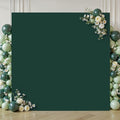 Square Backdrop Arch Cover Hunter Green 6.6FT x 6.6FT Square Arch Backdrop Covers Stretchy Spandex Fitted Square Backdrop Cover for Birthday Party Wedding Ceremony Banquet Decoration by Shillance
