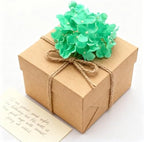WEISPARK 100PCS Artificial Hydrangea Flowers, Fake Flowers Silk Hydrangea Full Flowers Heads with Stems for Wedding Home Party Shop Baby Shower Decor (Peacock Green) - Image 3