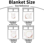 Custom Name Baby Milestone Blanket - Baby Milestone Monthly Blanket with Double Sided for Boy Girl Baby Photography Props - Pink Moon Print Gifts for Kids Infant (FixedSize) - Image 7