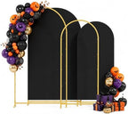 2 Pack Arch Backdrop Stand (7.2FT/6FT), Metal Arch Frame Stand with Cover by Bbteroiu