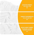 60 PCS White Chair Sashes Cheesecloth Sashes Rustic Chair Decorative Bows Designed ChairCover for Wedding Banquet Party Aisle Home Kitchen Decoration (16 x 70 inch) - Image 3