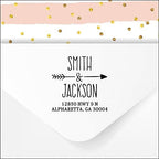 Custom Self Inking Return Address Stamp for Couples - Image 3