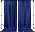 AK TRADING CO. 10 feet x 8 feet IFR Polyester Backdrop Drapes Curtains Panels with Rod Pockets - Wedding Ceremony Party Home Window Decorations - Navy Blue by Fabrics%7CEventDecor%7CCrafts%7CUpholsteryFoam