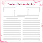 Wokceer Square Wedding Arch Backdrop Stand White Metal Arch 8FT x 8FT - Image 4