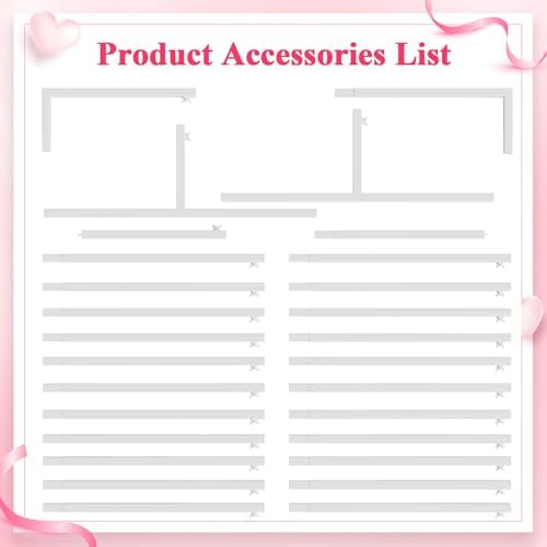 Wokceer Square Wedding Arch Backdrop Stand White Metal Arch 8FT x 8FT - Image 4