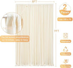 10ft x 7ft Champagne Backdrop Curtain for Baby Shower Wrinkle Free Backdrop Drapes Panels for Parties Wedding Bridal Shower Birthday Photo Photography Polyester Fabric Background Decoration - Image 6