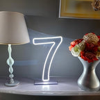 LED Neon Sign Number 7 for Birthdays - Light Up Your Baby's Birthday With USB Plus Battery Case - Party Decor Lights - Image 3