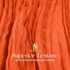 18 Pack Orange Cheesecloth Table Runner 17x108 Inches Boho Home Decor - Image 4