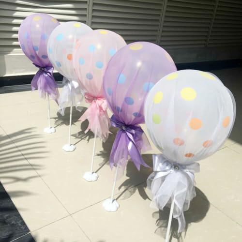 6pcs Inch Pink Latex Party Balloon Column Kit for Shower - Image 5