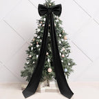 Wavwavw Christmas Giant Velvet Bow Decor Black Big Bow, 75 x 18 Inches by Wavwavw