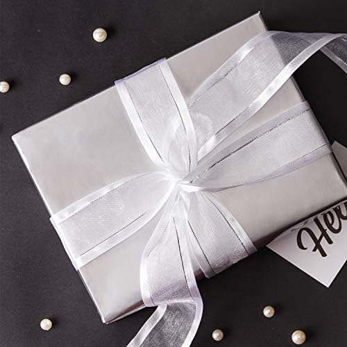 RUSPEPA Silver Metallic Wrapping Paper - Solid Color Matte Metallic Jumbo Gift Wrap Paper Jumbo Rolls Perfect for Wedding, Birthday, Christmas, Baby Shower - 30 Inches x 100 Feet - Image 3