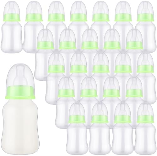 SiliFine 30 Pcs Baby Shower Favor Party Bottle Chug Game, Green by SiliFine