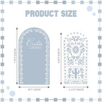 Mindsoft 2 Set Cielito Lindo Arch Cover 7.2ft 6.6ft, Mexican Dusty Blue - Image 2