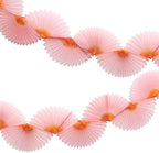 Meri Meri Pink Honeycomb Fan Garland (Pack of 1) by MeriMeri