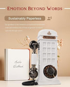Vintage Audio Guest Book Wedding Phone, Audio Guestbook，White - Image 2