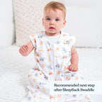 HALO SleepSack, 100% Cotton Wearable Blanket, Swaddle Transition Sleeping Bag, TOG 0.5 - Image 3